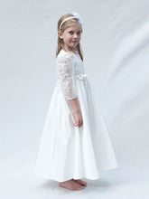Load image into Gallery viewer, Annabelle - Crystal and Lace 3/4 length Bridesmaid Dress
