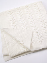 Load image into Gallery viewer, Opehlia - Ivory Christening Shawl
