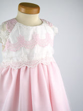 Load image into Gallery viewer, Rebecca - Pink and Ivory Lace Dress
