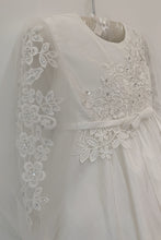 Load image into Gallery viewer, Annabelle - Crystal and Lace 3/4 length Bridesmaid Dress
