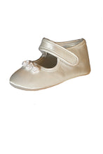 Load image into Gallery viewer, Tianna Mock Silk - Baby Girls Christening Ivory Shoes
