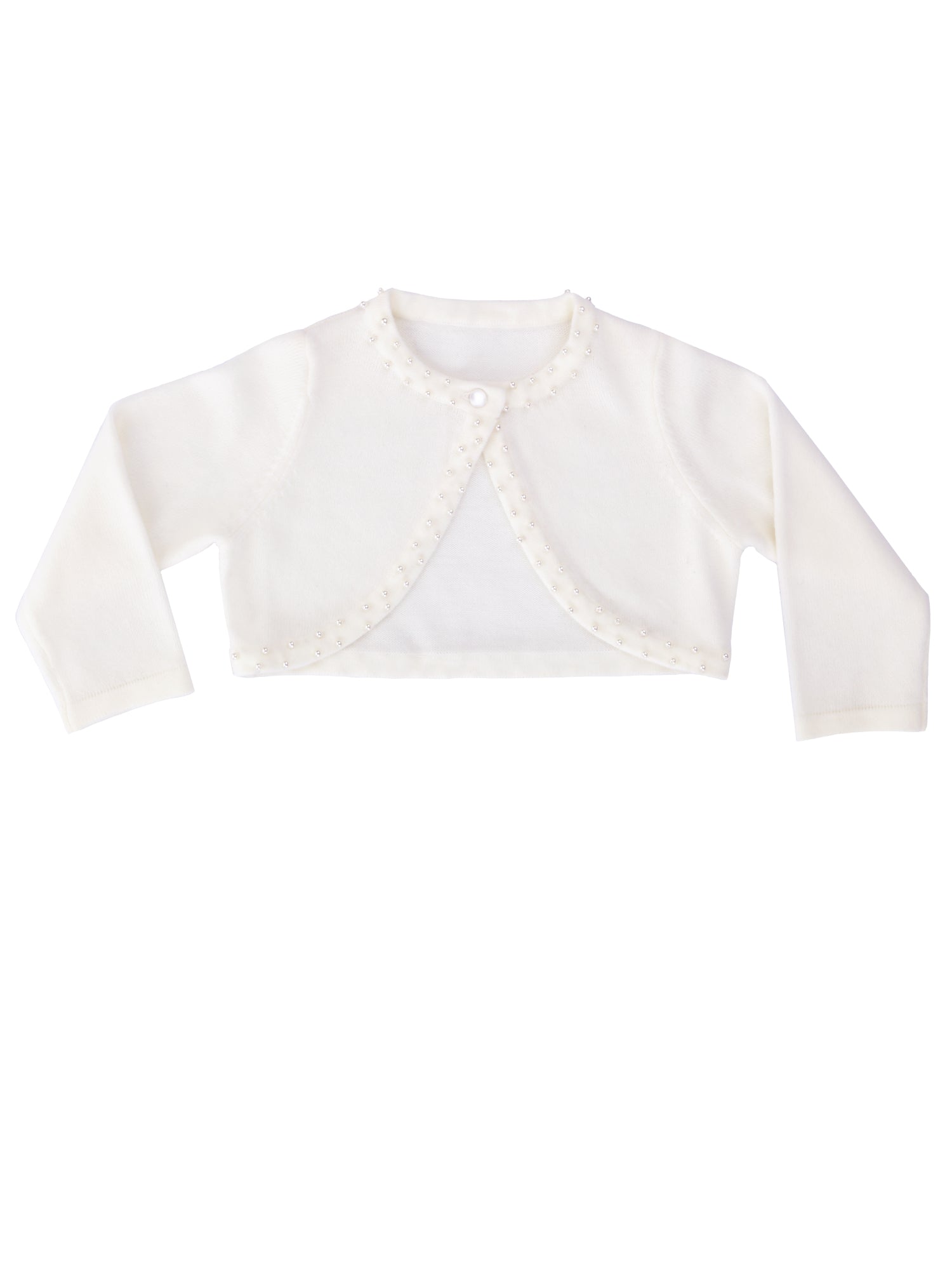 Valentina Girls Ivory Bolero Cardigan The Heritage Collections