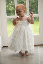 Load image into Gallery viewer, Kali - Organza Ivory Bridesmaid Flower Girl Dress
