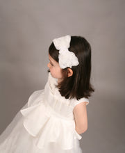 Load image into Gallery viewer, Betsy - Girls Ivory Bridesmaid Flower Girl Hairband
